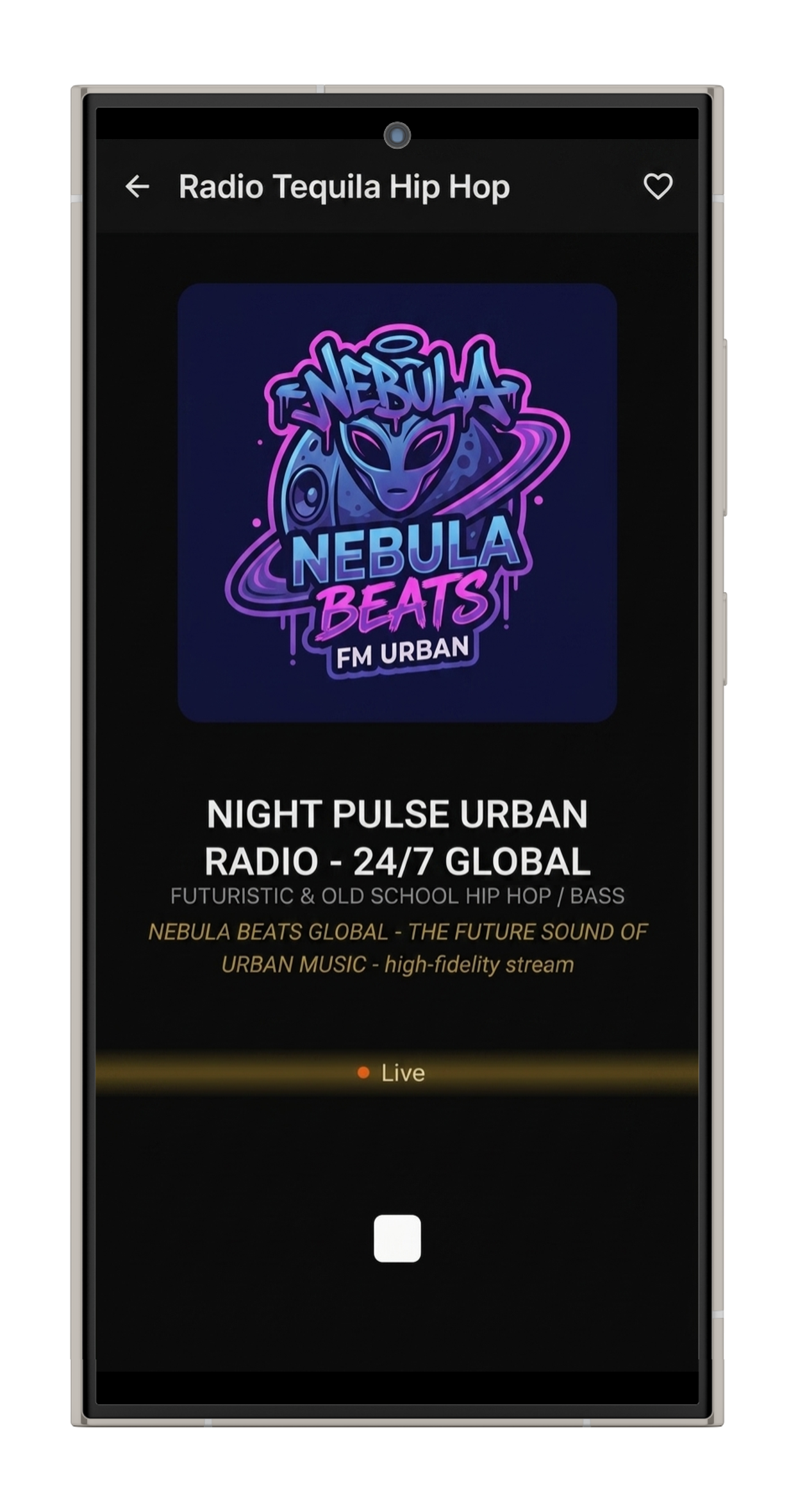 Internet radio station player